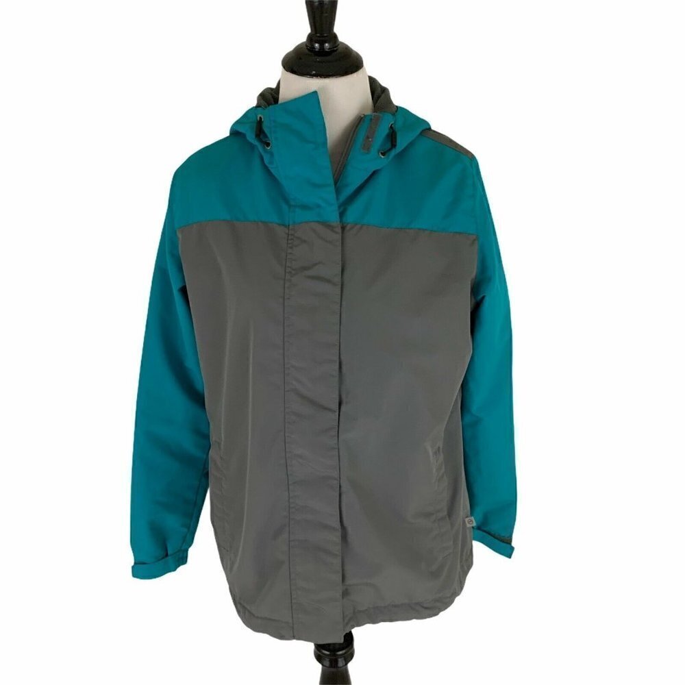 Magellan Women's S Small Windbreaker Jacket with Hoodie Fleece Lined Outdoor